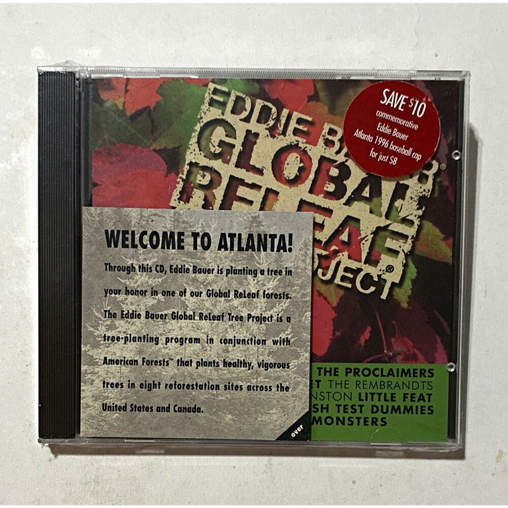 SEALED 1995 Eddie Bauer Global ReLeaf CD Welcome to Atlanta 1996 Promo